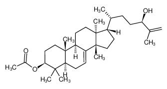 3β-乙酰氧基-7,25-甘遂二烯-24(R)-醇