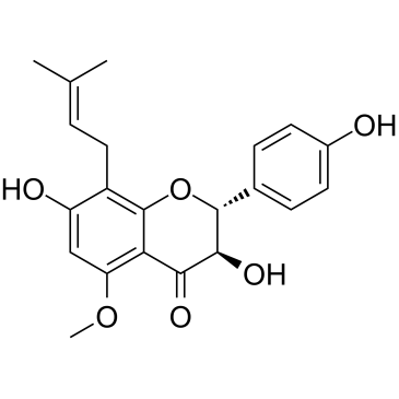 (2R,3R)-3,7,4'-Trihydroxy-5-methoxy-8-prenylflavanone