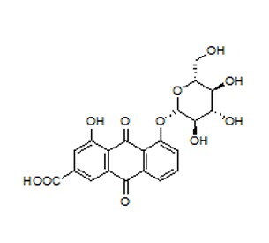 大黄酸-8-O-β-D-葡萄糖苷