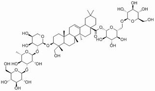 灰毡毛忍冬皂苷甲